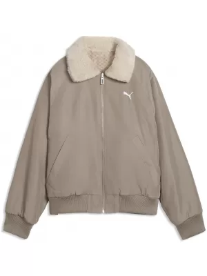 Geaca de dama PUMA REVERSIBLE BLOUSON HIGH LOFT LINING JACK 69456681 GRI ȘOARECE