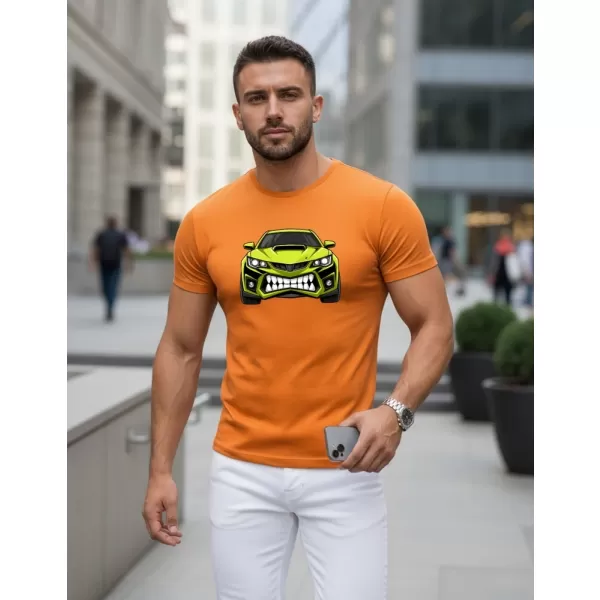  Tricou pentru bărbați DSTREET NX5015R-OR PORTOCALE 