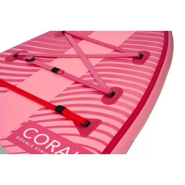  Placă cu vâsle AQUA MARINA CORAL 10'2'' ZMEURĂ 
