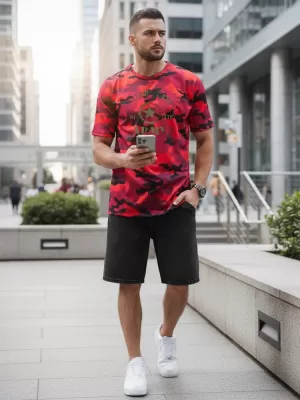 Tricou pentru bărbați DSTREET NX2002R-RD-M ROŞU