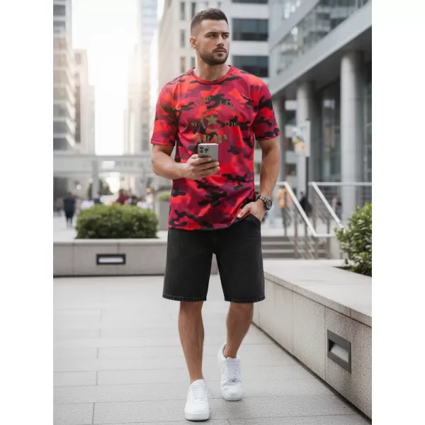  Tricou pentru bărbați DSTREET NX2002R-RD-M ROŞU 