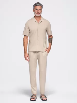 Pantaloni scurți pentru bărbați OMBRE OM-PACP-0306 BEJ