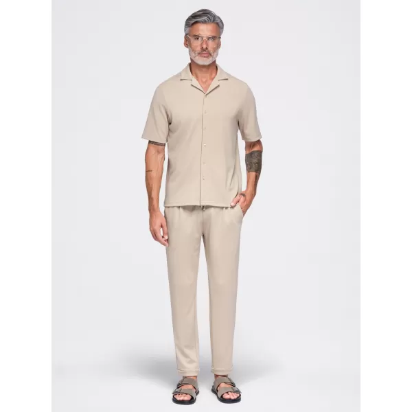  Pantaloni scurți pentru bărbați OMBRE OM-PACP-0306 BEJ 