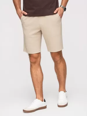 Pantaloni scurți pentru bărbați OMBRE OM-SRSK-0124 BEJ