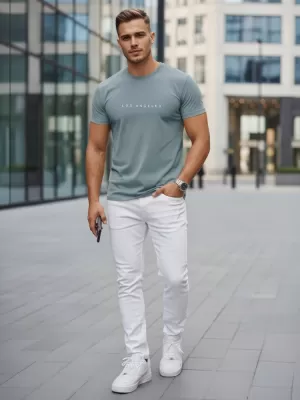 Tricou pentru bărbați DSTREET NX5099R-SB ALBASTRU