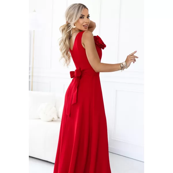  Rochie de femei NUMOCO 669-4 ROŞU 