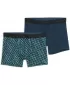 Boxeri pentru bărbați PUMA MEN GRAPHICAL PRINT BOXERS 2P 94780403 COMBO VERDE