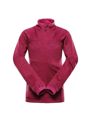 Hanorac pentru copii ALPINE PRO ONNECO 3 ROȘU FUCSIA
