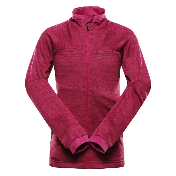  Hanorac pentru copii ALPINE PRO ONNECO 3 ROȘU FUCSIA 