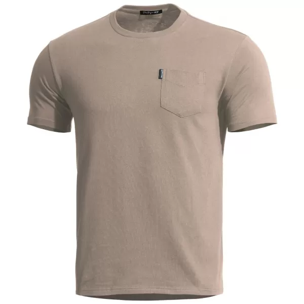  Tricou pentru bărbați PENTAGON AGERON WITH POCKET K09012-PO-04 KAKI 