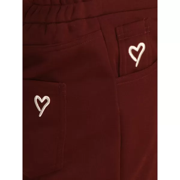 Pantaloni de dama DSTREET UY3213 BURGUNDIA 