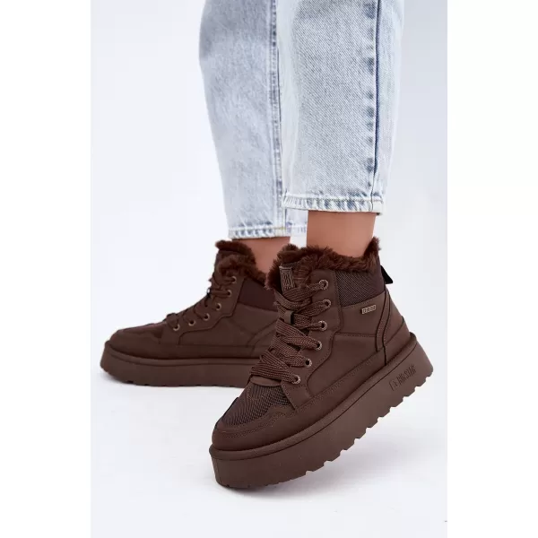  Pantofi de dama BIG STAR SHOES UU274168 UMBRE MARO/BEJ 