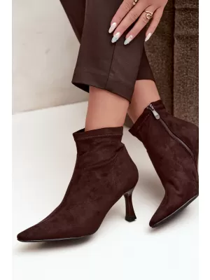 Botine de dama BOTO 7107 MARO