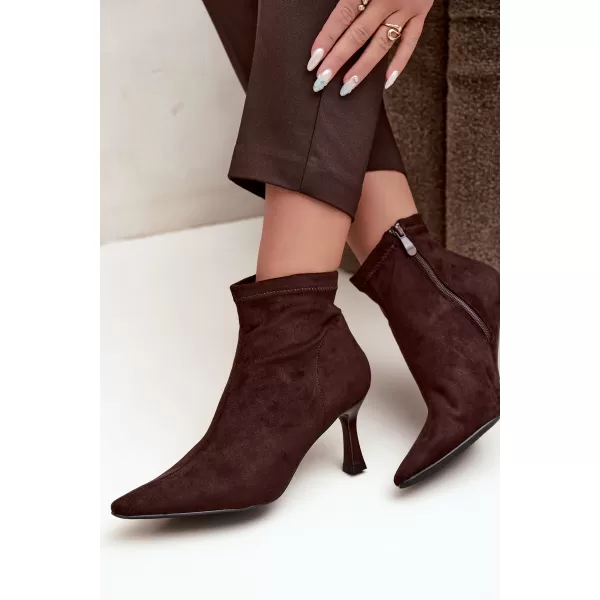  Botine de dama BOTO 7107 MARO 