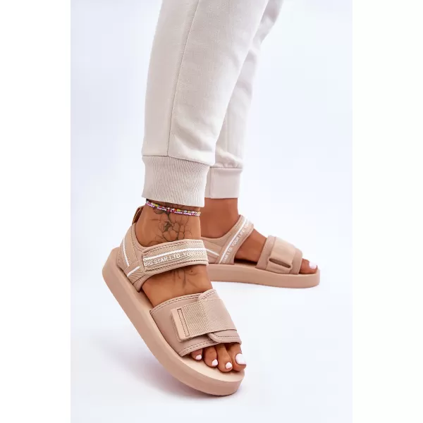  Sandale de dama BIG STAR SHOES LL274787 BEJ 