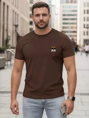 Tricou pentru bărbați DSTREET NX0125R-CH MARO