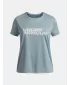 Tricou fetita UNDER ARMOUR TECH TWIST WDMK LOGO SS 6007134-466 ALBASTRU
