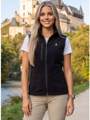 Vesta de dama fleece ALTISPORT ALW002525 NEGRU