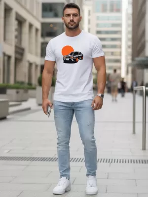 Tricou pentru bărbați DSTREET NX5091R-WH ALB