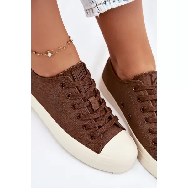  Adidași de damă BIG STAR SHOES TT274123 MARO/BEJ 