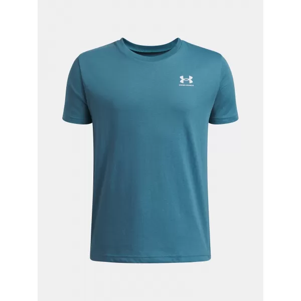  Tricou băieți UNDER ARMOUR B SPORTSTYLE LC SS 1389962-466 ALBASTRU 