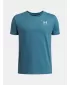 Tricou băieți UNDER ARMOUR B SPORTSTYLE LC SS 1389962-466 ALBASTRU