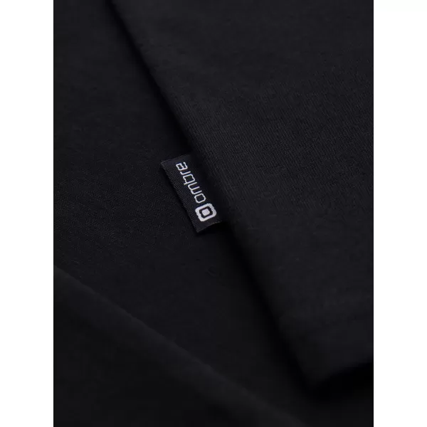  Tricou pentru bărbați OMBRE OM-LSBL-0142 NEGRU 