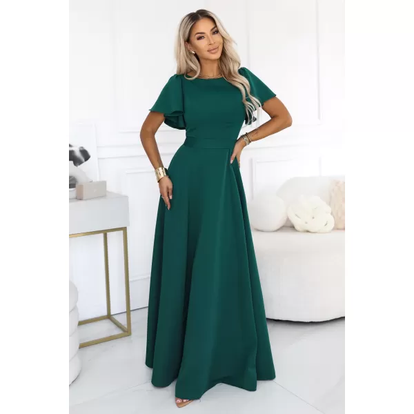  Rochie NUMOCO 694-5 VERDE STICLA 