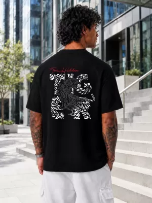 Tricou pentru bărbați DSTREET NX4001R-BK-O NEGRU