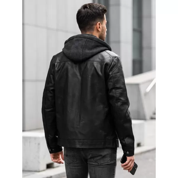  Jachetă pentru bărbați DSTREET TX5149 NEGRU 