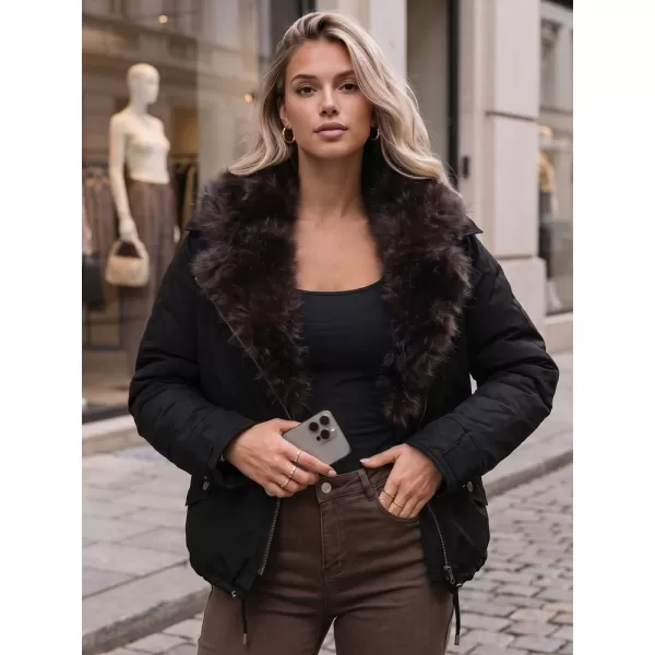  Geaca de dama DSTREET TY6072 NEGRU 