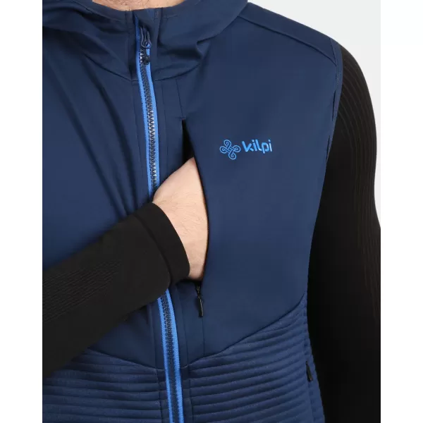  Vestă softshell pentru bărbați KILPI ENIA-M 1M0114KI ALBASTRU ÎNCHIS 