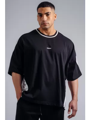 Tricou supradimensionat NEBBIA PRIMAL 869 NEGRU