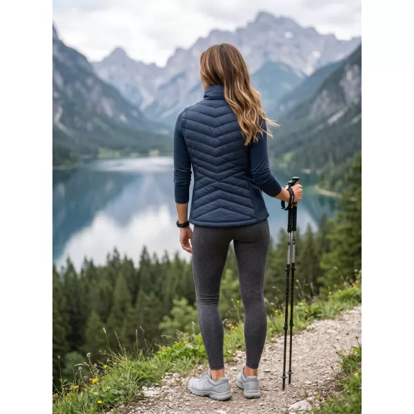  Vestă hibridă pentru femei MALFINI PREMIUM CROSS 558 ALBASTRU MARIN 