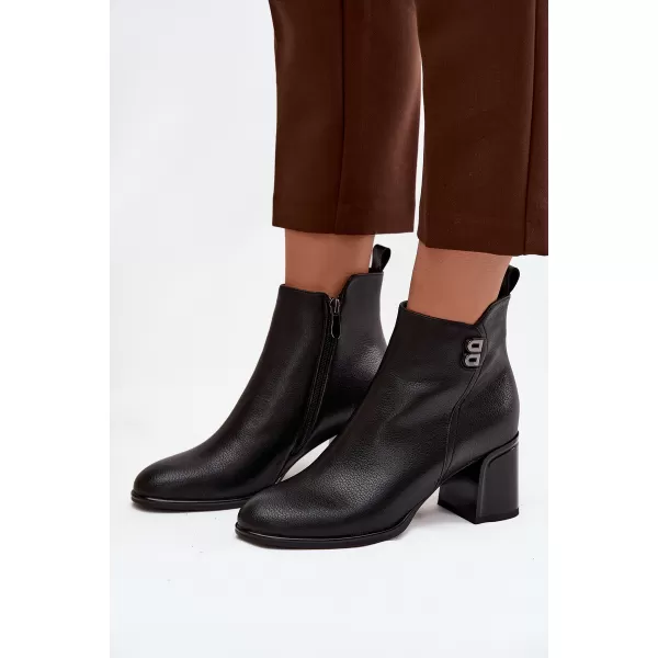  Botine de dama BOTO 25BT24-9213 NEGRU 
