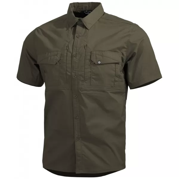  Cămașă pentru bărbați PENTAGON PLATO SHIRT SHORT K02019-SH RANGER VERDE 