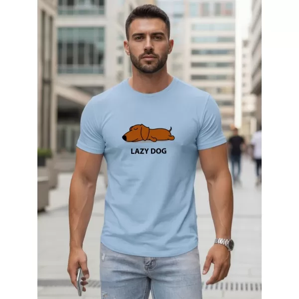  Tricou pentru bărbați DSTREET NX5092R-SK ALBASTRU DESCHIS 