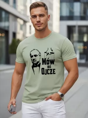 Tricou pentru bărbați DSTREET NX5145R-MO VERDE