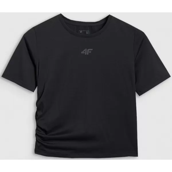  Tricou funcțional de damă 4F WAW25TFLOF433 NEGRU ADÂNC 
