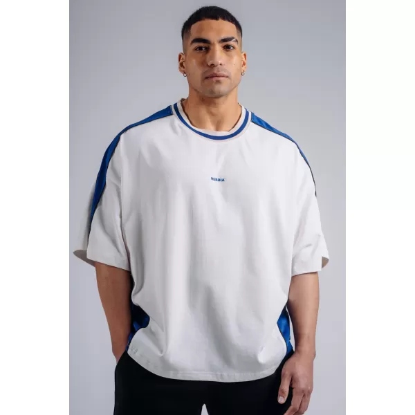  Tricou supradimensionat NEBBIA PRIMAL 869 CREMĂ 