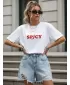 Tricou pentru femei DSTREET NX9004RY-WH-O ALB
