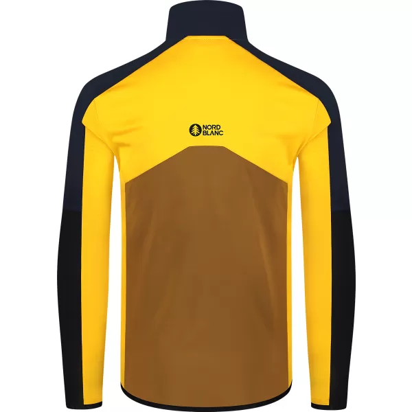  Hanorac powerfleece pentru bărbați NORDBLANC CUSP NBSFM8334 CHIHLIMBAR 
