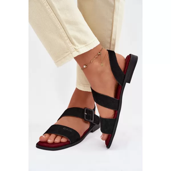  Sandale de dama BIG STAR SHOES TT274490 NEGRU 
