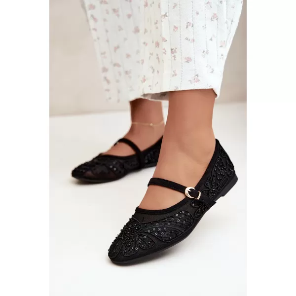  Balerini de dama BOTO CH951 NEGRU 