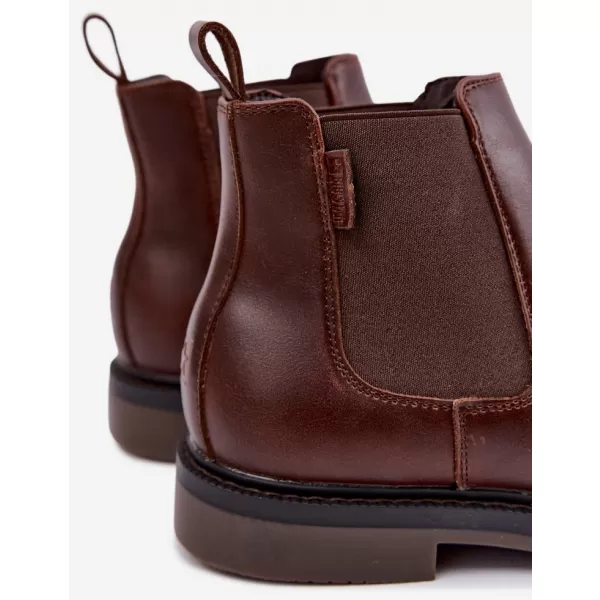  Pantofi pentru bărbați BIG STAR SHOES UU174279 UMBRE MARO/BEJ 