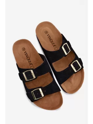 Papuci de damă VINCEZA 102657 NEGRU