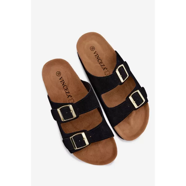  Papuci de damă VINCEZA 102657 NEGRU 