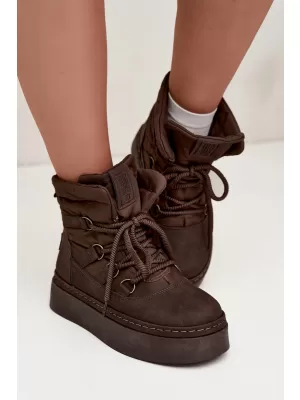 Pantofi de dama BIG STAR SHOES UU274191 MARO/BEJ