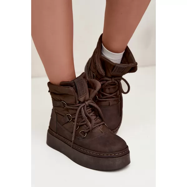  Pantofi de dama BIG STAR SHOES UU274191 MARO/BEJ 