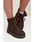 Pantofi de dama BIG STAR SHOES UU274191 MARO/BEJ